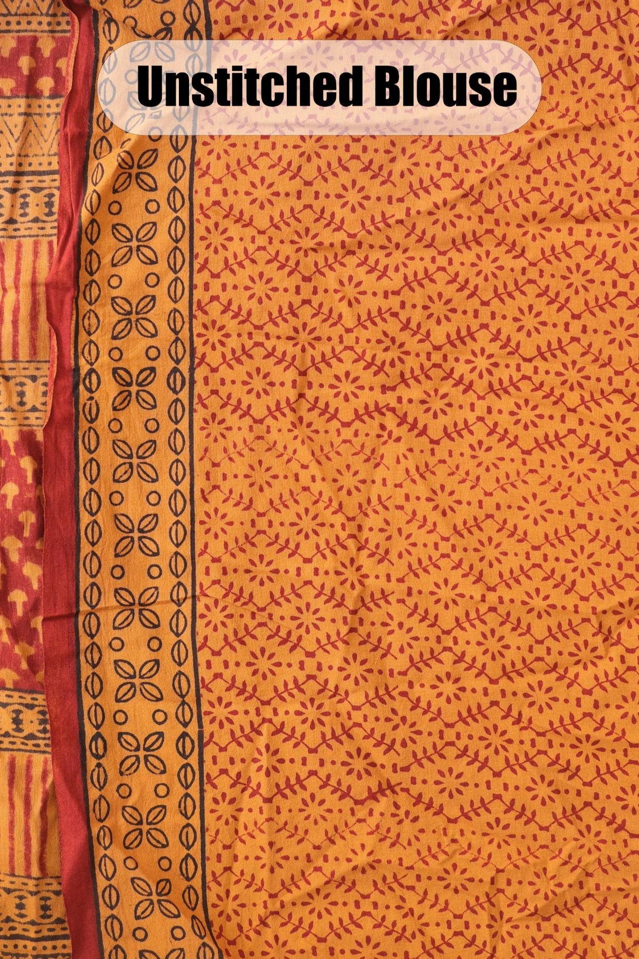 Bagh Print Pure Cotton Saree