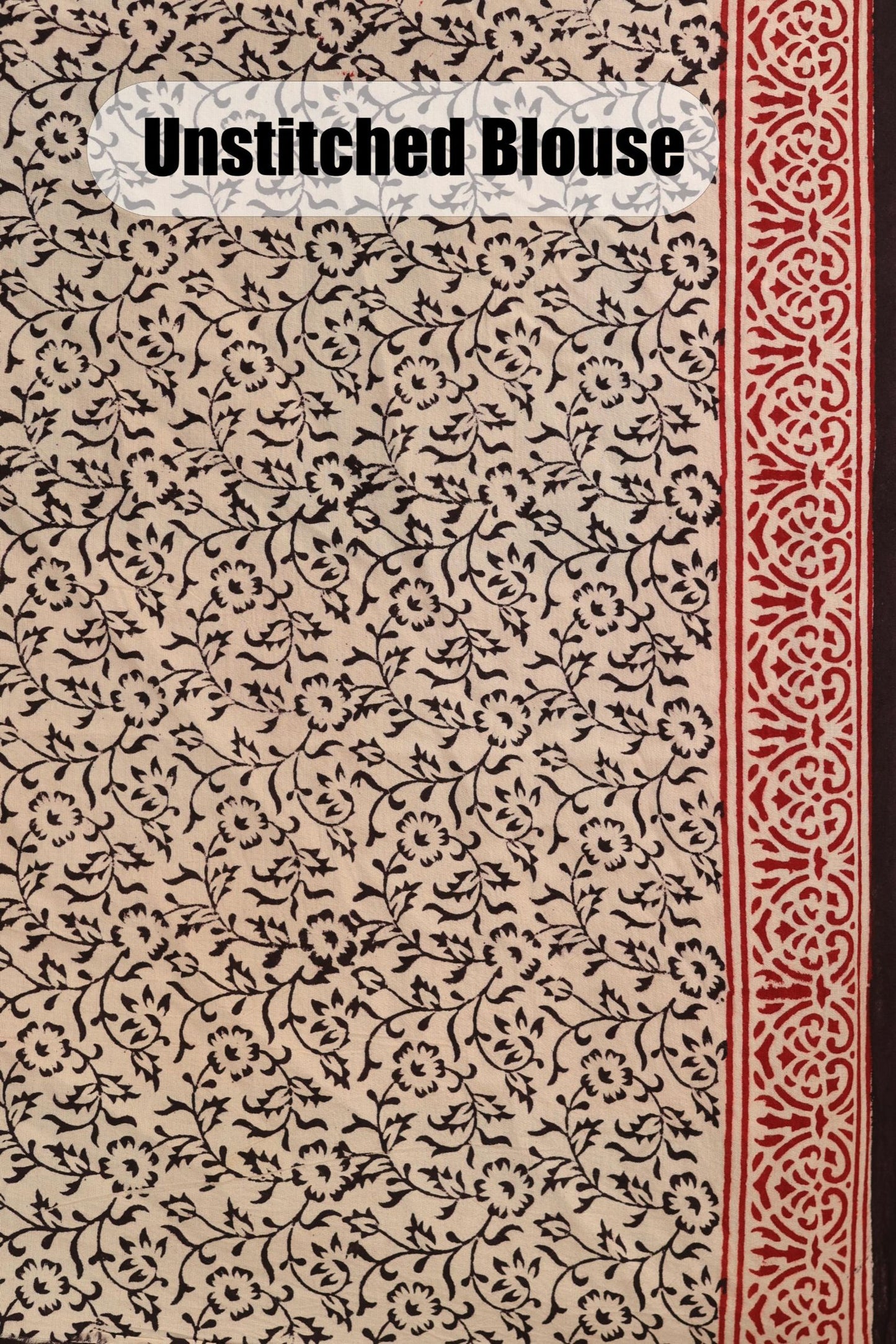 Bagh Print Pure Cotton Saree