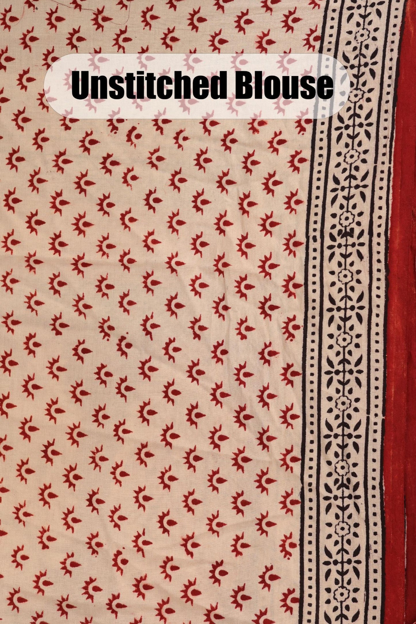 Bagh Print Pure Cotton Saree