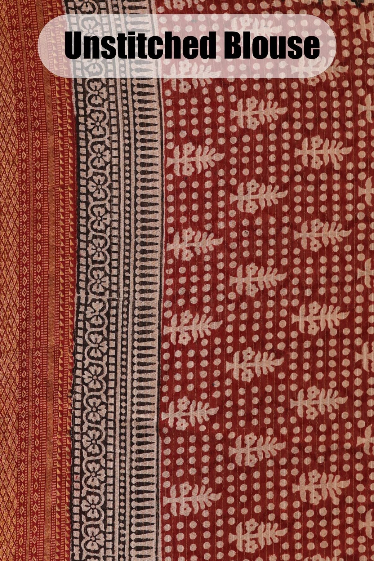 Bagh Print Maheshwari Silk Saree