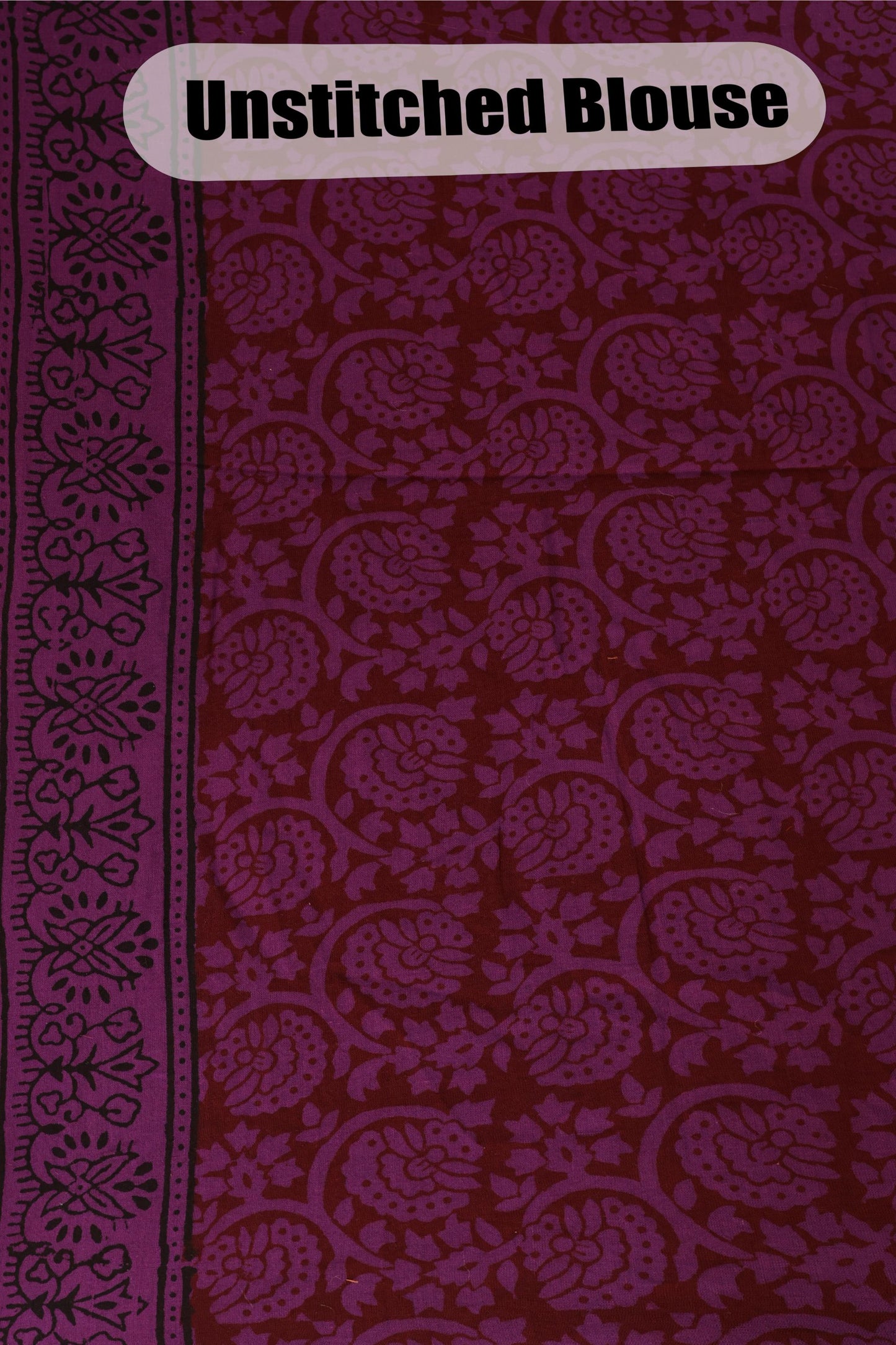 Bagh Print Pure Cotton Saree