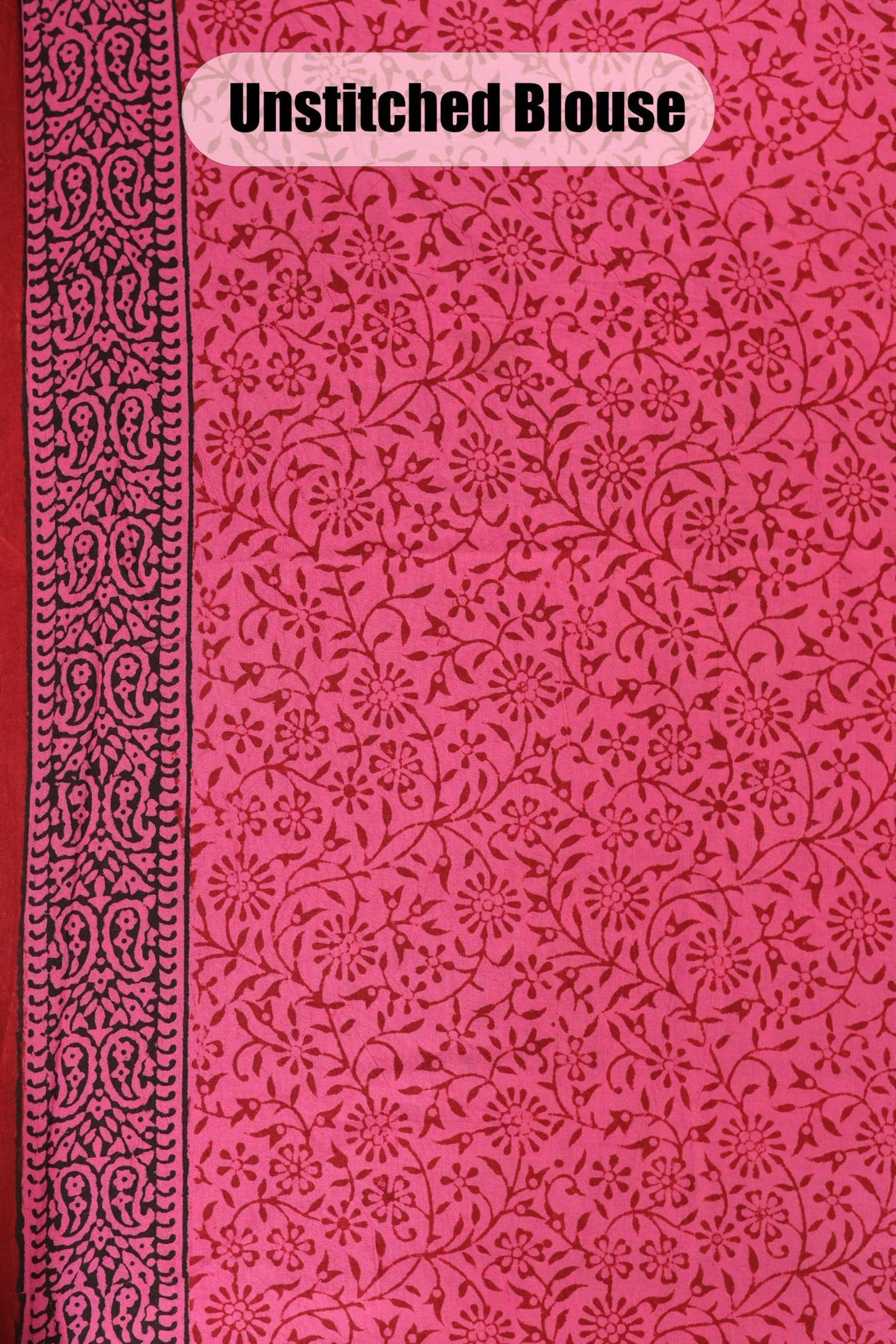 Bagh Print Pure Cotton Saree