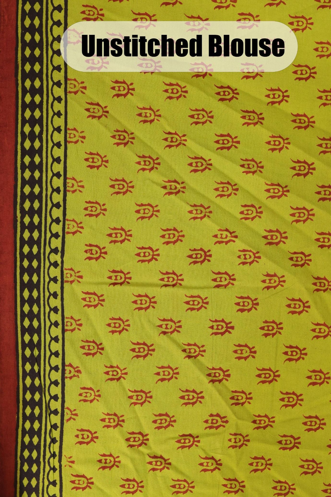 Bagh Print Pure Cotton Saree