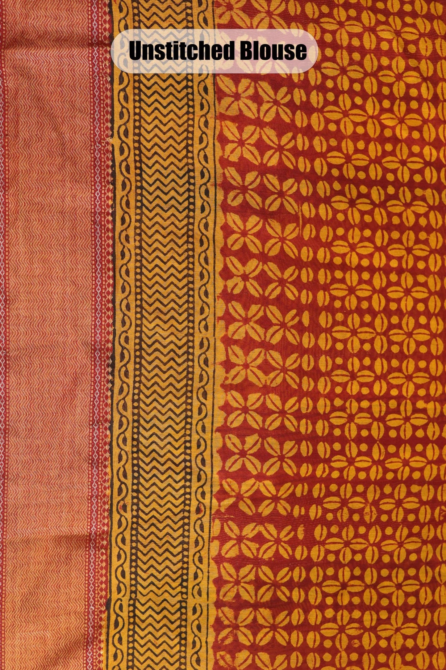 Bagh Print Maheshwari Silk Saree