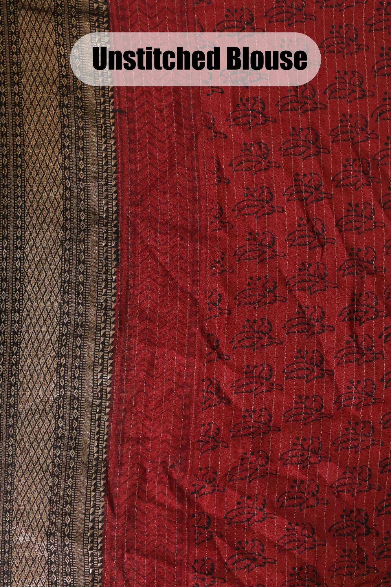 Bagh Print Maheshwari Silk Saree