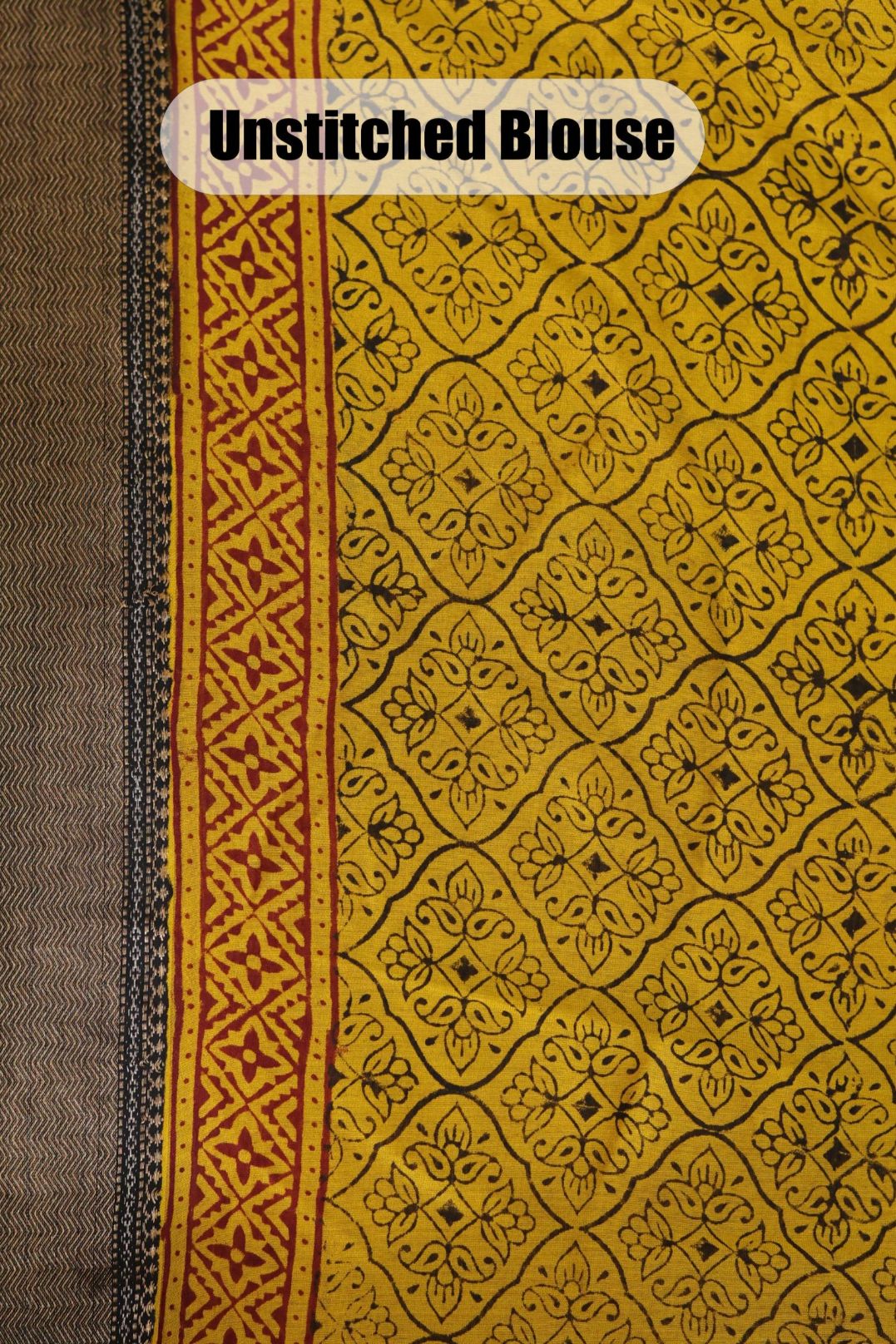 Bagh Print Maheshwari Silk Saree