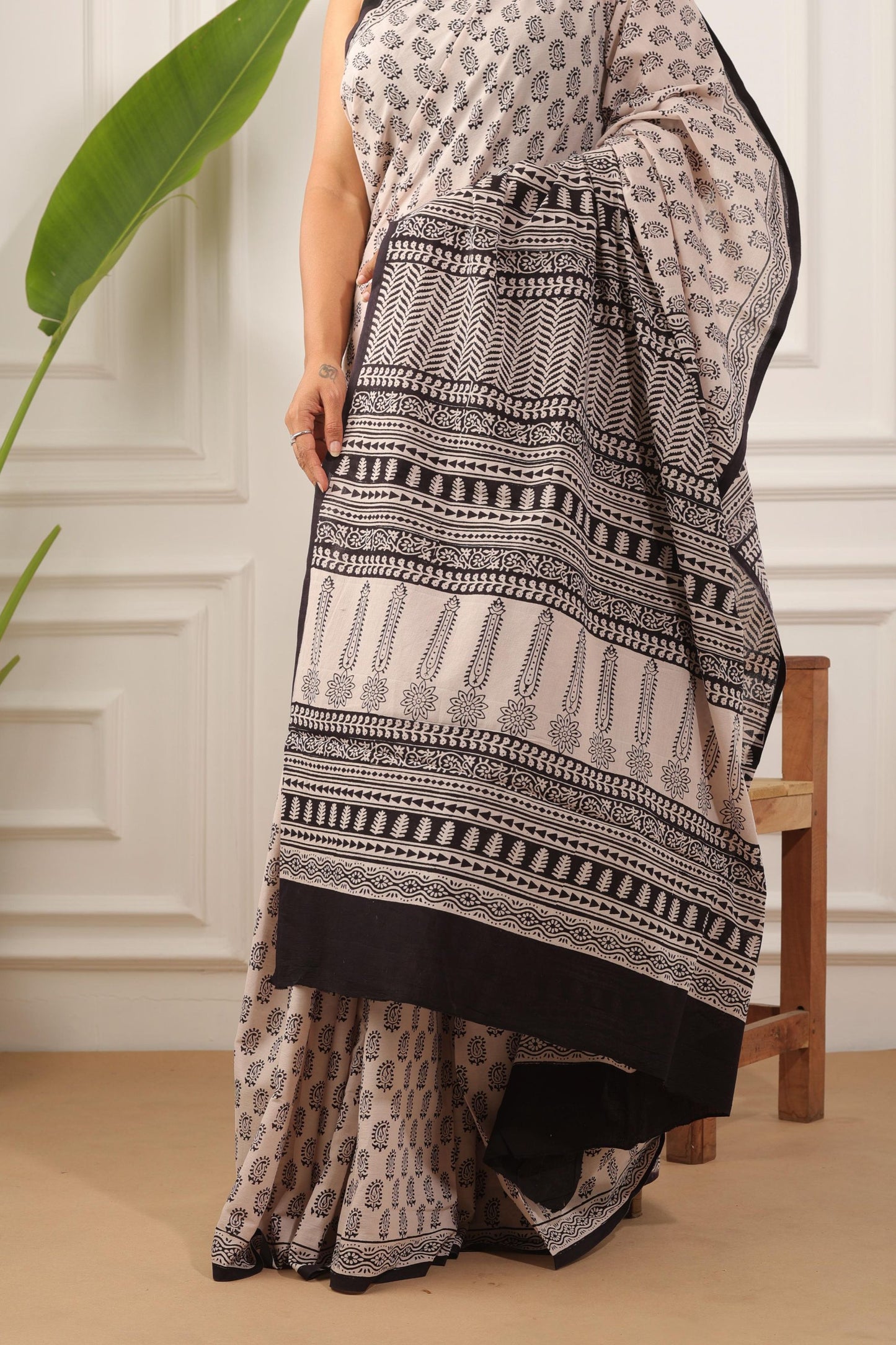 Bagh Print Pure Cotton Saree