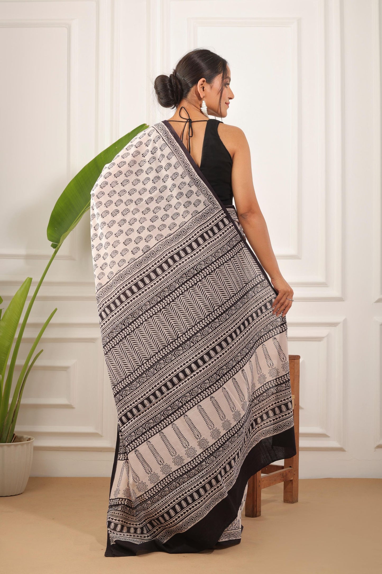 Bagh Print Pure Cotton Saree