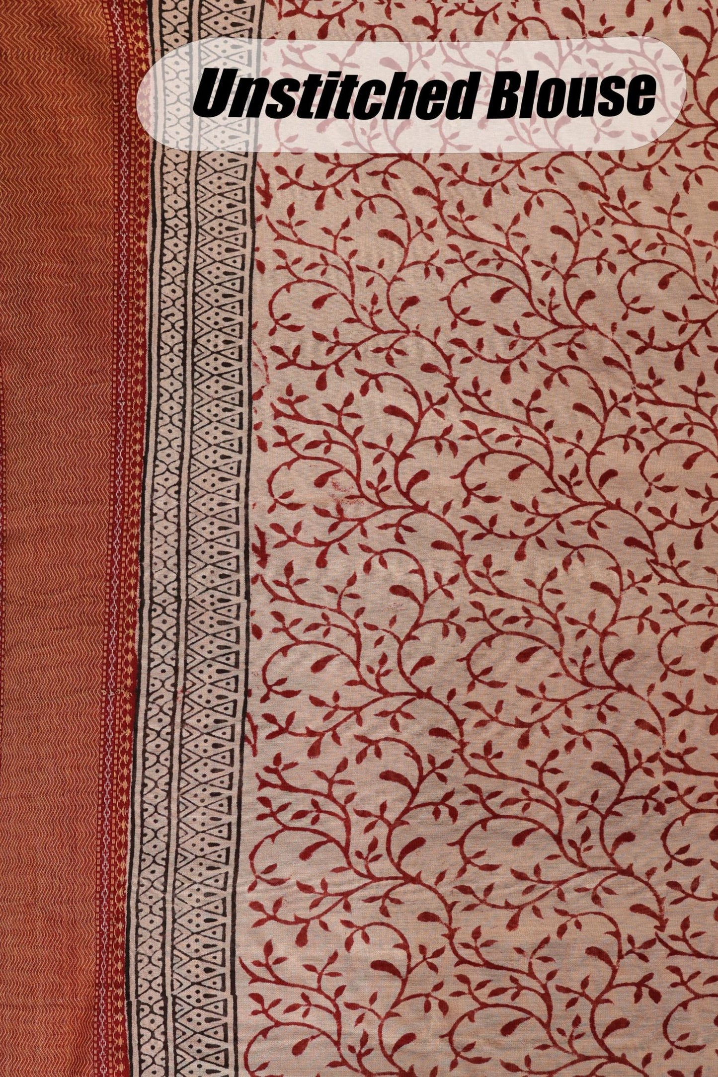 Bagh Print Maheshwari Silk Saree
