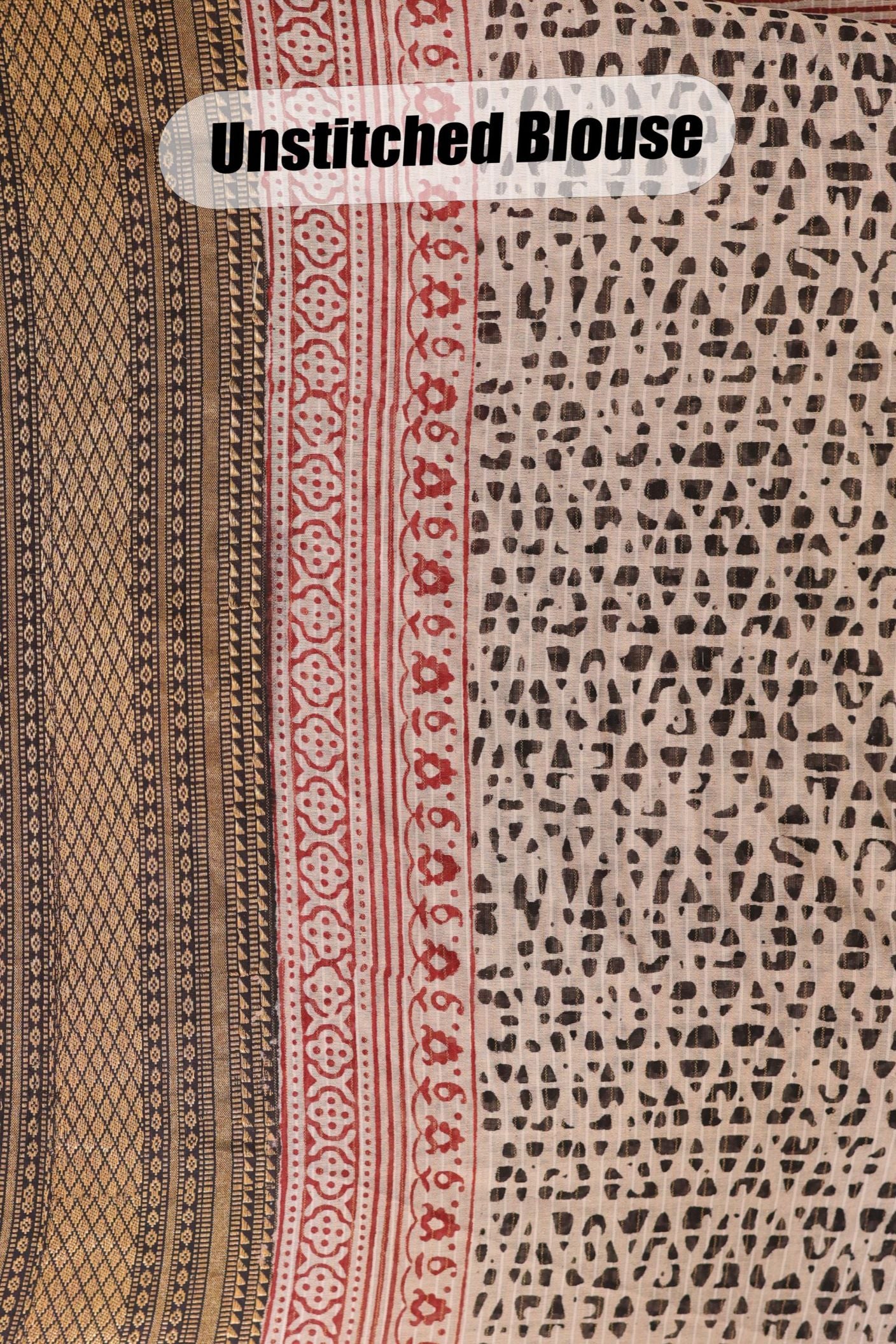 Bagh Print Maheshwari Silk Saree